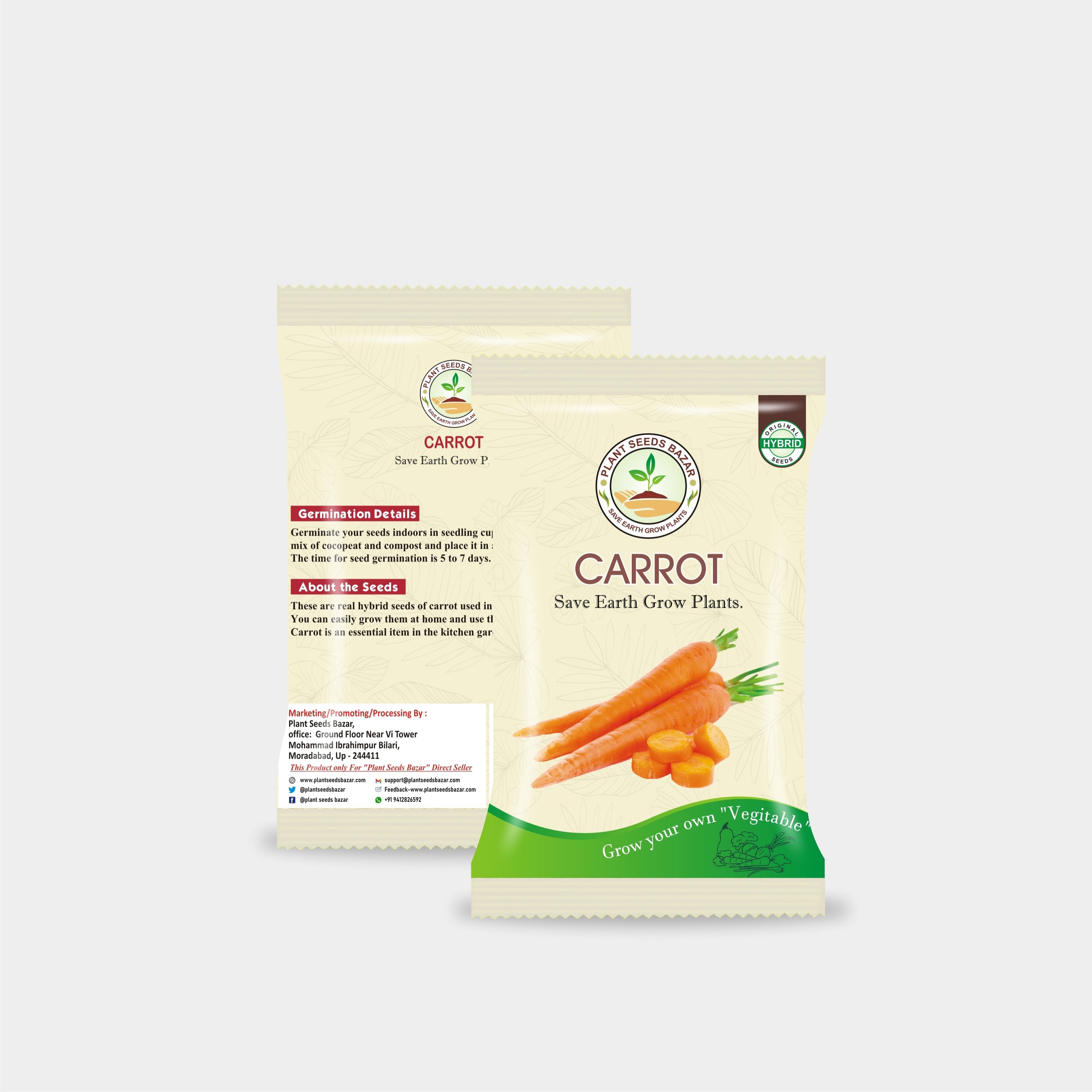 Carrot Seeds (Gajar)