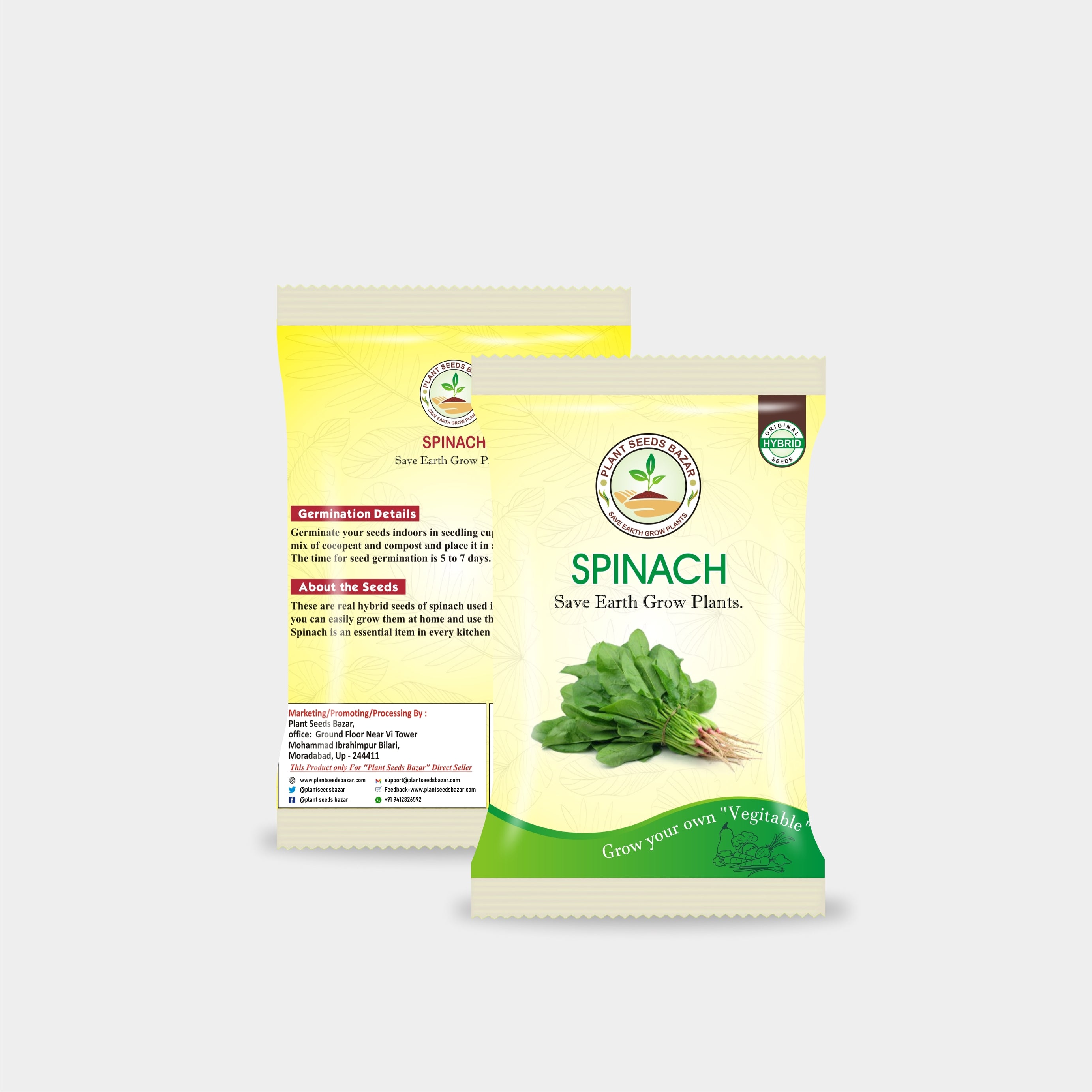 Spinach Seeds (Palak)